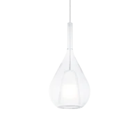 Pendul din sticlă transparentă KALIQUE Ideal Lux E27 42W sp1-3 D18