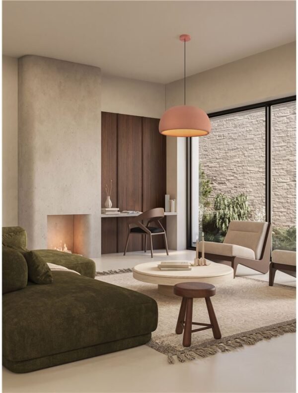 Lustră Davo Nova Luce cărămiziu E27 12W D50