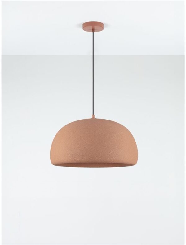 Lustră Davo Nova Luce cărămiziu E27 12W D50