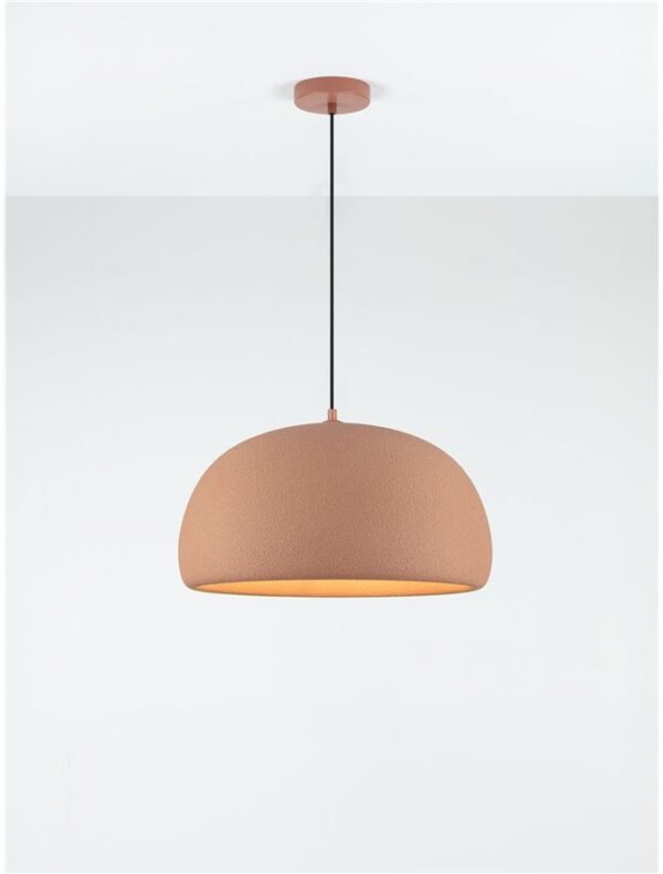 Lustră Davo Nova Luce cărămiziu E27 12W D50