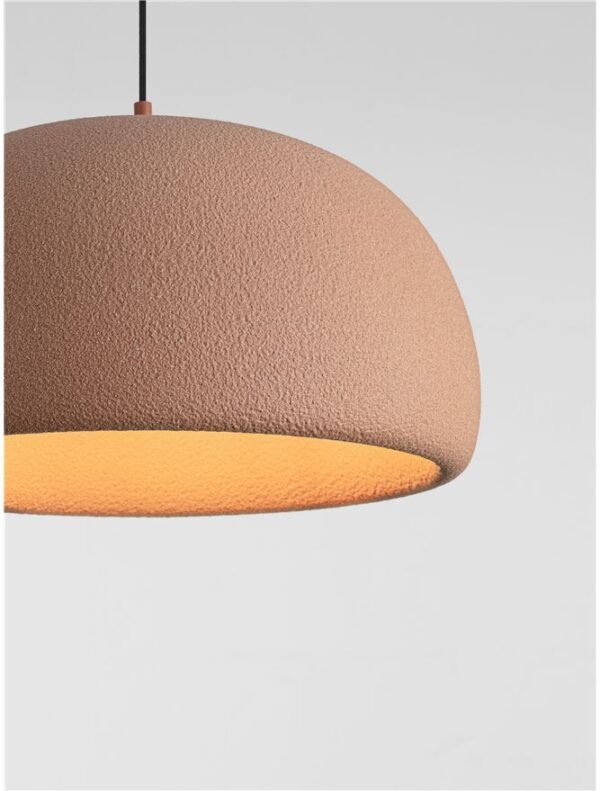 Lustră Davo Nova Luce cărămiziu E27 12W D50