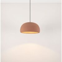 Lustră Davo Nova Luce cărămiziu E27 12W D50