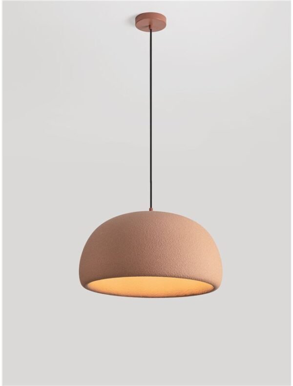 Lustră Davo Nova Luce cărămiziu E27 12W D50