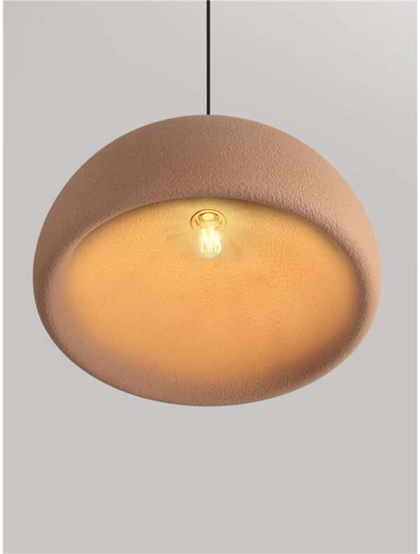 Lustră Davo Nova Luce cărămiziu E27 12W D50