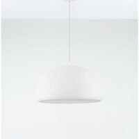 Lustră albă Davo Nova Luce E27 12W L43 poliuretan și rășină