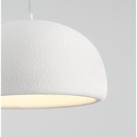 Lustră albă Davo Nova Luce E27 12W L43 poliuretan și rășină