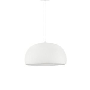 Lustră Davo Nova Luce albă E27 12W D50 poliuretan și rășină