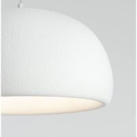 Lustră Davo Nova Luce albă E27 12W D50 poliuretan și rășină