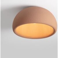 Plafonieră cărămizie Davo Nova Luce E27 12W D50