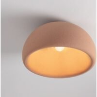 Plafonieră cărămizie Davo Nova Luce E27 12W D50