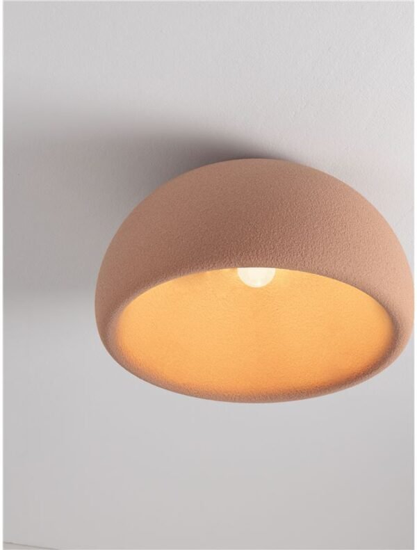 Plafonieră cărămizie Davo Nova Luce E27 12W D50