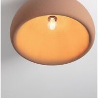Plafonieră cărămizie Davo Nova Luce E27 12W D50