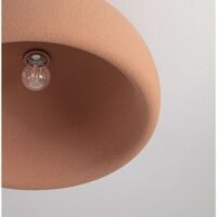 Plafonieră cărămizie Davo Nova Luce E27 12W D50