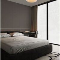 Plafonieră gri Davo Nova Luce E27 12W D50