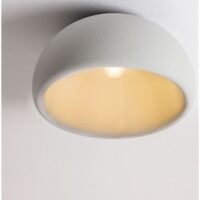Plafonieră gri Davo Nova Luce E27 12W D50