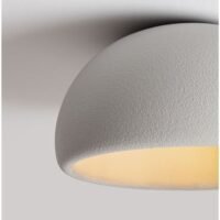 Plafonieră gri Davo Nova Luce E27 12W D50