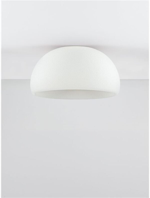 Plafonieră Davo Nova Luce albă E27 12W D50