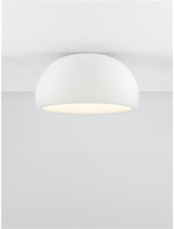 Plafonieră Davo Nova Luce albă E27 12W D50