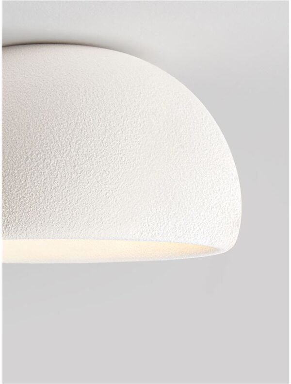 Plafonieră Davo Nova Luce albă E27 12W D50