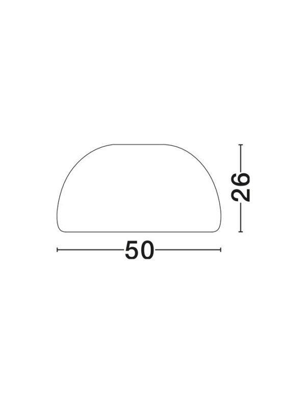 Plafonieră Davo Nova Luce albă E27 12W D50