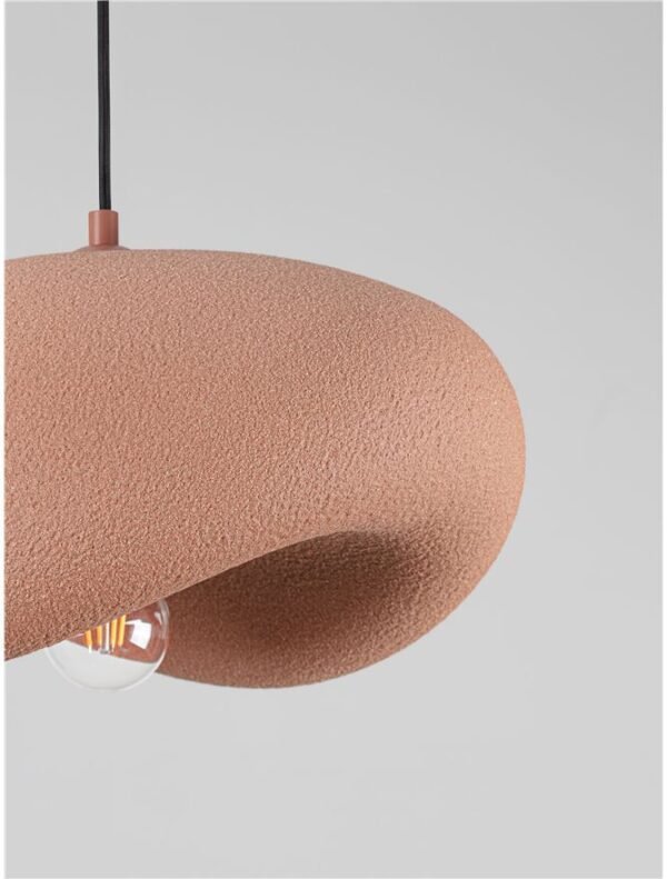 Lustră Bambel Nova Luce cărămiziu E27 12W L40