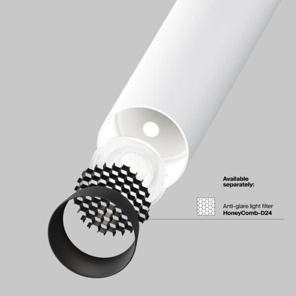 Spot mobil alb Maytoni Focus T LED 3000K 6W 36° 15.1 cm