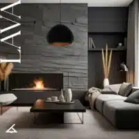 Lustră neagră LAVA SIGMA E27 1X15W max 2 Lustră neagră LAVA SIGMA E27 1X15W max