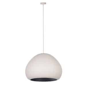 Lustră suspendată LAVA SIGMA Bej Negru E27 1X15W max