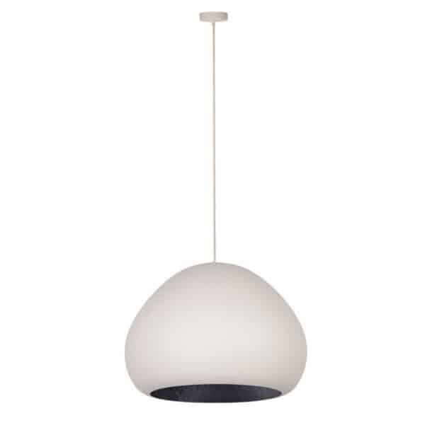 Lustră suspendată LAVA SIGMA Bej Negru E27 1X15W max